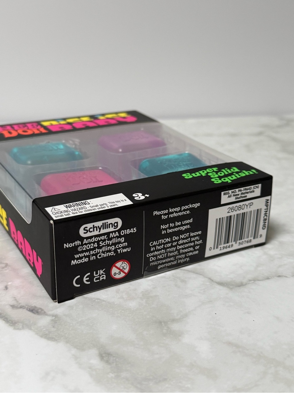 NeeDoh Nice Ice Baby Cubes Four Pack Squishy - multiple colors - Picture 3 of 3